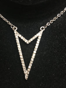 Crystal Chevron Necklace
