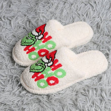 HO HO HO Grinch Soft Home Slippers