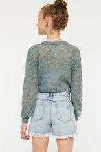 YOUTH HIGH RISE MOM SHORTS