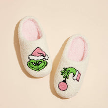 Kids Christmas Grinch Slippers