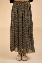 Plus - Foil Printed Skirt