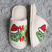HO HO HO Grinch Soft Home Slippers