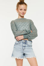 YOUTH HIGH RISE MOM SHORTS