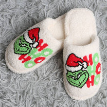 HO HO HO Grinch Soft Home Slippers
