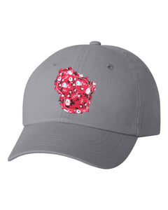Gracie Designs - Youth Hat - State Cutout Red