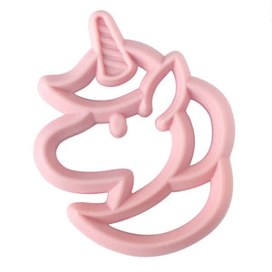 Itzy Ritzy - Light Pink Unicorn Teether