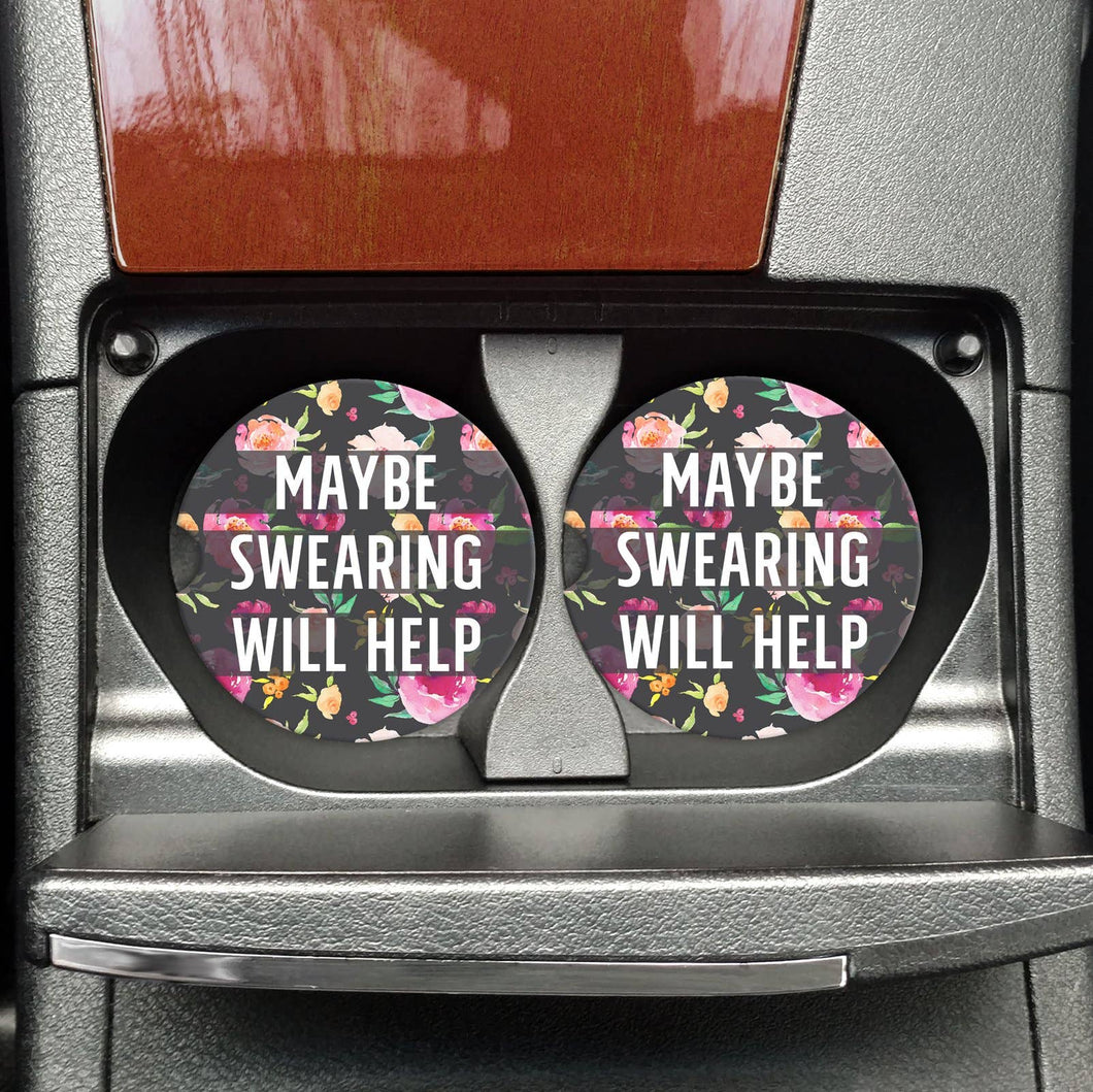 Maybe Swearing Will Help Car Coasters