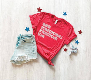 Fireworks Freedom USA T-Shirt