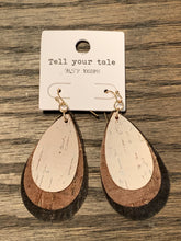 Triple Layer Teardrop Earrings