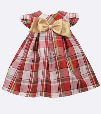Alexa Plaid Holiday Baby Dress