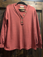 Waffle Button Top