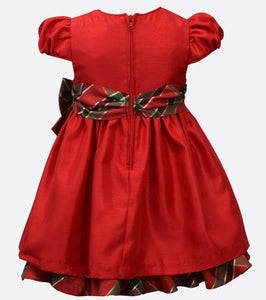 Kira Plaid Sash Dress