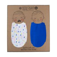 Captain Silly Pants Swaddle Set