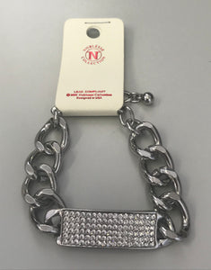 Crystallized Plate Bracelet